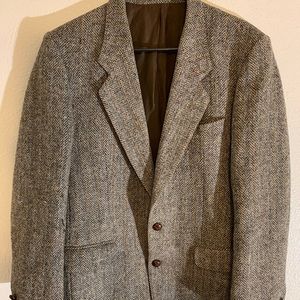 Vintage Harris Tweed Jacket Size 38R
